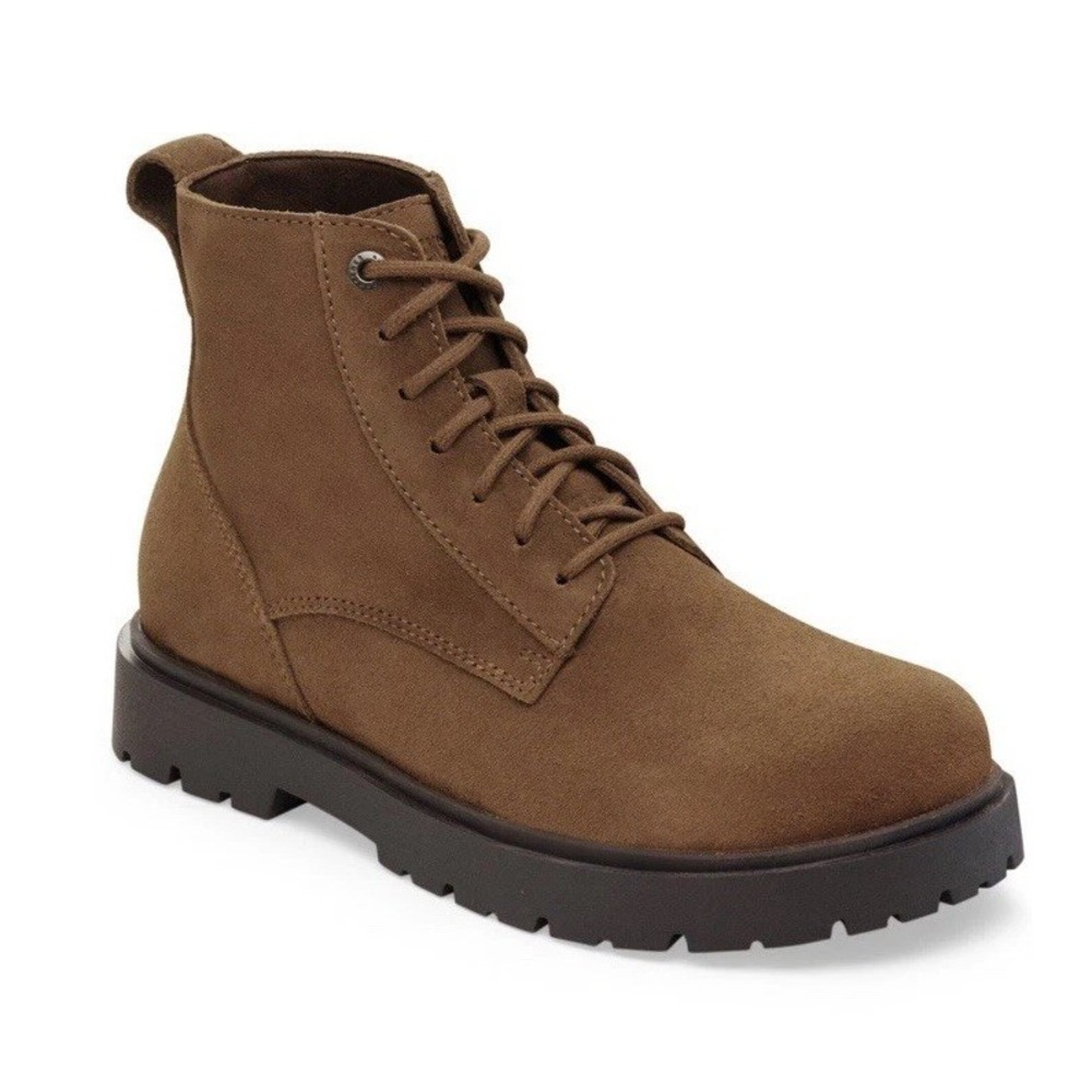 Birkenstock Highwood Lace Suede Leather Mid-Calf Chelsea boot Brown Men's 42